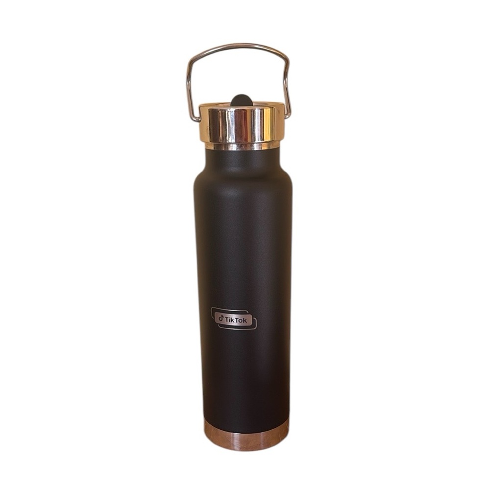 Leed’s TikTok Black Stainless Steel Water Bottle